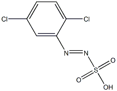 2,5-Dichlorobenzenediazosulfonic acid Struktur