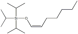 (Z)-1-(Triisopropylsiloxy)-1-heptene Struktur