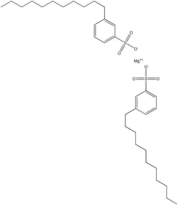 Bis(3-undecylbenzenesulfonic acid)magnesium salt Struktur