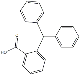 o-(Diphenylmethyl)benzoic acid Struktur