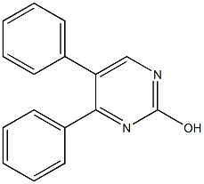 4,5-Diphenyl-2-pyrimidinol Struktur