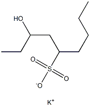 3-Hydroxynonane-5-sulfonic acid potassium salt Struktur