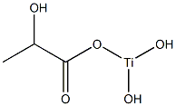 Dihydroxy(lactoyloxy)titanium(III) Struktur