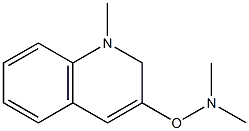 1-Methyl-3-(dimethylaminooxy)-1,2-dihydroquinoline Struktur