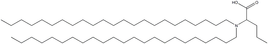 2-(Ditricosylamino)valeric acid Struktur