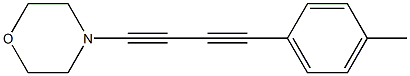 1-Morpholino-4-(4-methylphenyl)-1,3-butadiyne Struktur