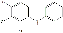 2,3,4-Trichlorophenylphenylamine Struktur