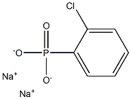 2-Chlorophenylphosphonic acid disodium salt Struktur