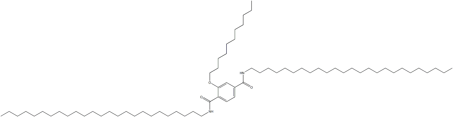 2-(Undecyloxy)-N,N'-dipentacosylterephthalamide Struktur