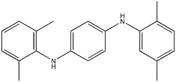 N-(2,5-Dimethylphenyl)-N'-(2,6-dimethylphenyl)-p-phenylenediamine Struktur