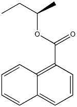 (-)-1-Naphthoic acid [(R)-sec-butyl] ester Struktur