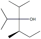 [R,(+)]-3-Isopropyl-2,4-dimethyl-3-hexanol Struktur