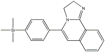 5-(4-Trimethylsilylphenyl)-2,3-dihydroimidazo[2,1-a]isoquinoline Struktur