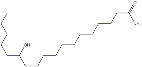 13-Hydroxyoctadecanamide Struktur