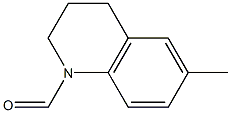 1,2,3,4-Tetrahydro-6-methyl-1-quinolinecarbaldehyde Struktur