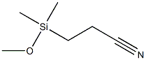 3-(Methoxydimethylsilyl)propiononitrile Struktur