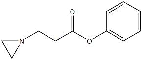 1-Aziridinepropionic acid phenyl ester Struktur