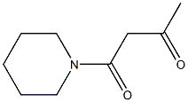 1-Piperidinobutane-1,3-dione Struktur