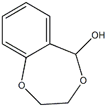 2,3-Dihydro-5H-1,4-benzodioxepin-5-ol Struktur