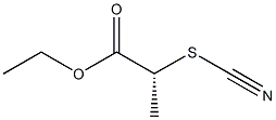 [R,(-)]-2-Thiocyanatopropionic acid ethyl ester Struktur