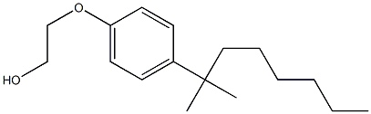 2-[4-(1,1-Dimethylheptyl)phenoxy]ethanol Struktur