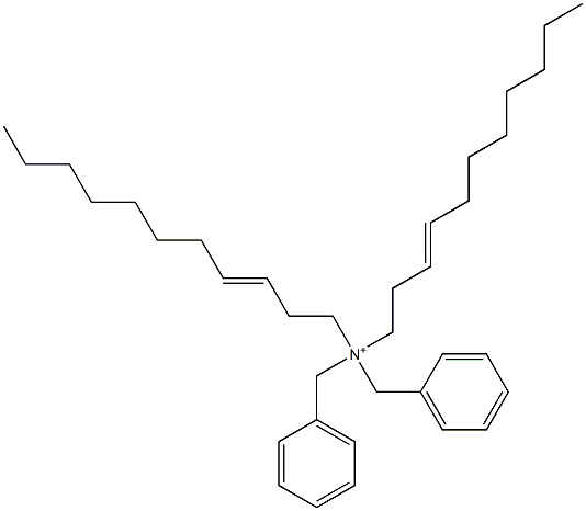 Di(3-undecenyl)dibenzylaminium Struktur