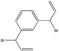 1,3-Di(1-bromoallyl)benzene Struktur