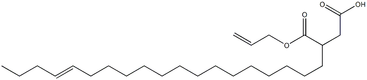 3-(15-Nonadecenyl)succinic acid 1-hydrogen 4-allyl ester Struktur