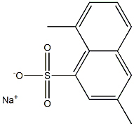 3,8-Dimethyl-1-naphthalenesulfonic acid sodium salt Struktur