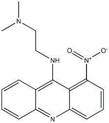 N,N-Dimethyl-N'-(1-nitroacridine-9-yl)-1,2-ethanediamine Struktur