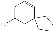 5,5-Diethyl-3-cyclohexen-1-ol Struktur