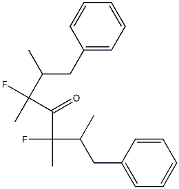 Benzyl(1-fluoro-1-methylpropyl) ketone Struktur