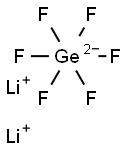 Lithium hexafluorogermanate(IV) Struktur