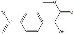 (+)-p-Nitro-L-mandelic acid methyl ester Struktur