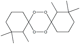 1,2,2,10,11,11-Hexamethyl-7,8,15,16-tetraoxadispiro[5.2.5.2]hexadecane Struktur