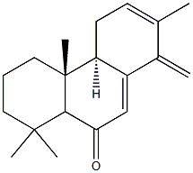 13-Methyl-14-methylenepodocarpa-7,12-dien-6-one Struktur