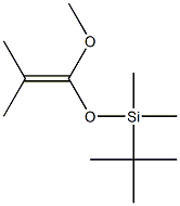 Dimethylketene methyl(tert-butyldimethylsilyl)acetal Struktur