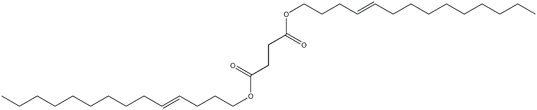 Succinic acid di(4-tetradecenyl) ester Struktur