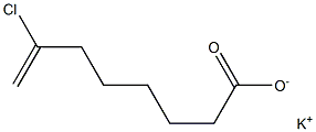 7-Chloro-7-octenoic acid potassium salt Struktur