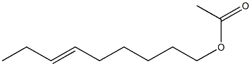 Acetic acid 6-nonenyl ester Struktur