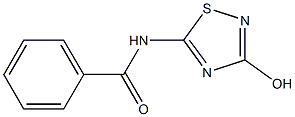 N-(3-Hydroxy-1,2,4-thiadiazol-5-yl)benzamide Struktur