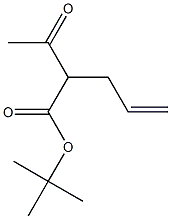 2-Allyl-3-oxobutyric acid tert-butyl ester Struktur