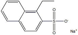 1-Ethyl-2-naphthalenesulfonic acid sodium salt Struktur