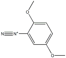 2,5-Dimethoxybenzenediazonium Struktur