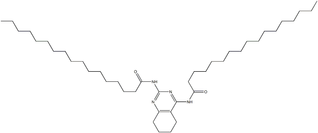 N,N'-[(5,6,7,8-Tetrahydroquinazoline)-2,4-diyl]bis(heptadecanamide) Struktur