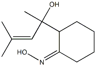 (1Z)-2-(1-Hydroxy-1,3-dimethyl-2-butenyl)cyclohexanone oxime Struktur