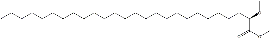 [R,(+)]-2-Methoxyhexacosanoic acid methyl ester Struktur