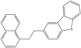 2-[2-(1-Naphtyl)ethyl]dibenzothiophene Struktur