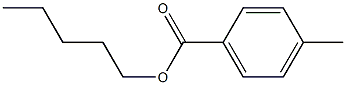 p-Methylbenzoic acid amyl ester Struktur