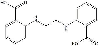 2,2'-(Ethylenebisimino)bisbenzoic acid Struktur